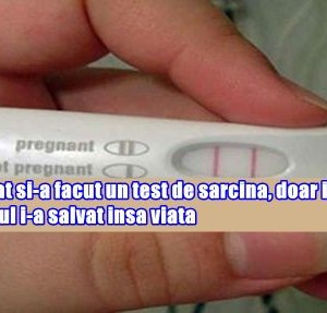 Un barbat si-a facut un test de sarcina, doar in gluma. Rezultatul i-a salvat insa viata